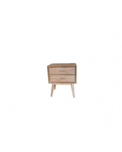 Scandinavian Nightstand 2 Drawers 50x38x60